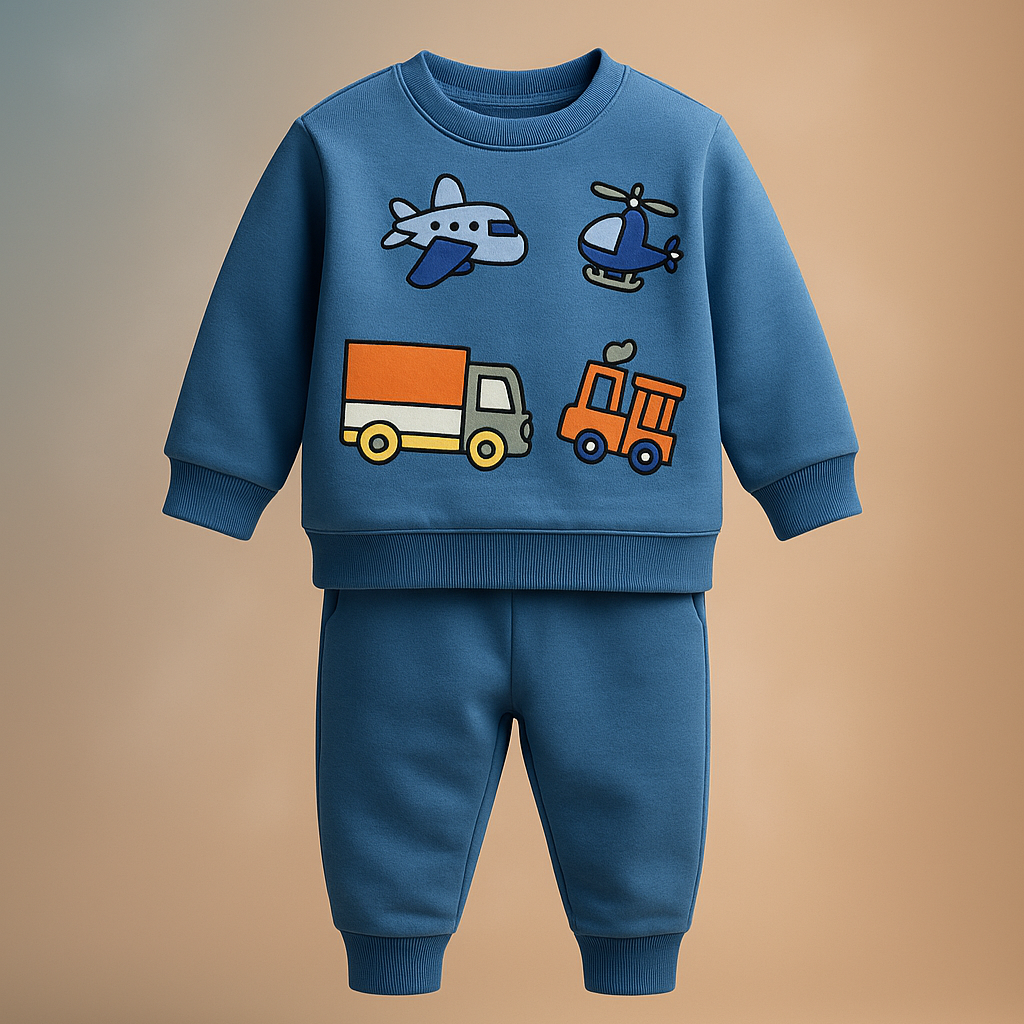 Travel Boy Cotton Joggers Set